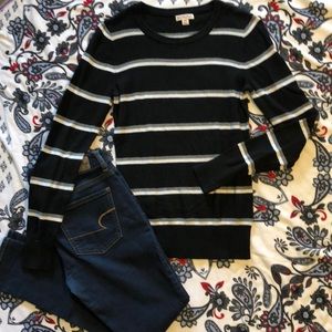 Striped, long sleeve Merona shirt